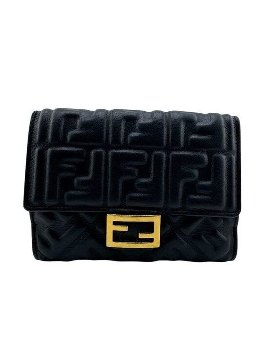 Fendi Handbags - Fendi Hook Baguette Bifold Wallet